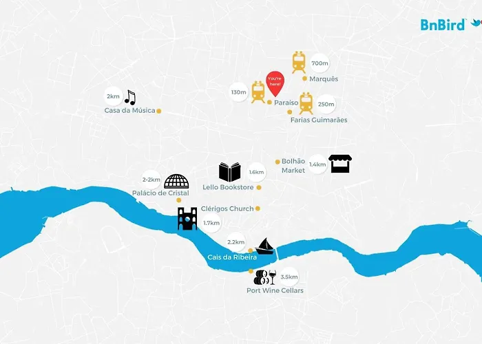 Camoes Downtown With Parking Oporto